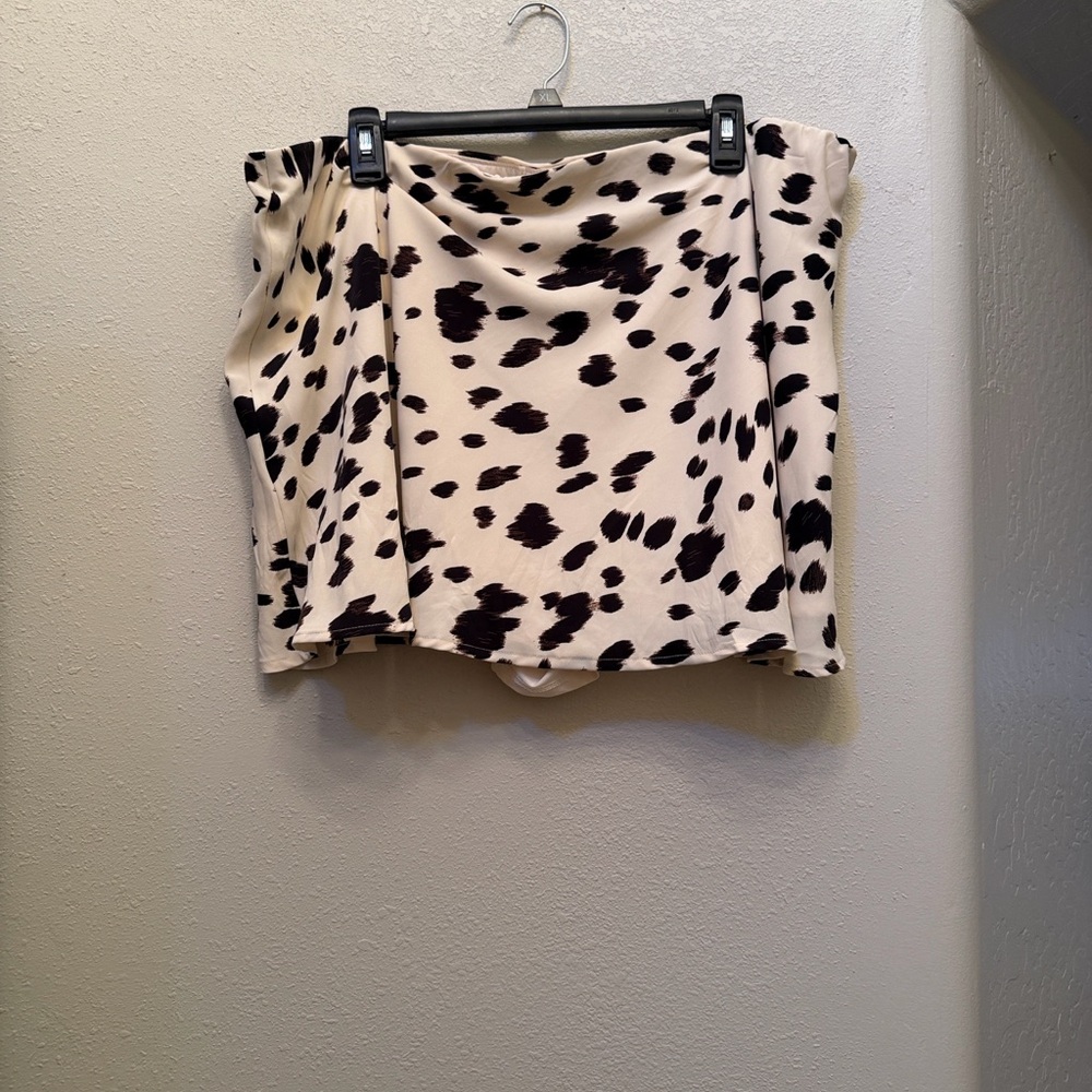 Abercrombie & Fitch cow print skirt